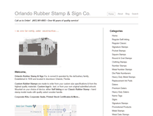 Tablet Screenshot of orlandorubberstamps.com